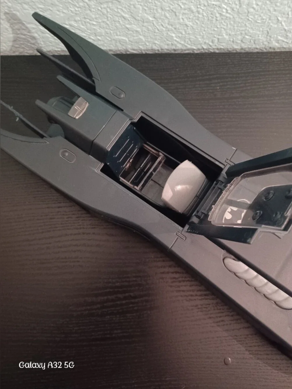 Vintage 1993 Kenner Batman Batmobile/Jet Vehicle Gray/Black Plastic